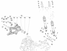 Hintere Radaufhängung - Stoßdämpfer