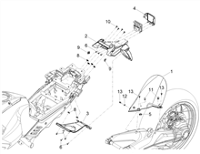 Hinteres schutzblech