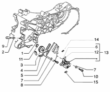 Befestigung schaltsegment