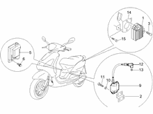 Spannungsreglerern - Elektronisches Steuergerern - Zündspule