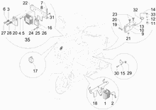 Spannungsreglerern - Elektronisches Steuergerern - Zündspule
