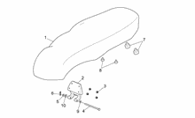 Rear headlight - Top box