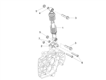Hintere Radaufhängung - Stoßdämpfer