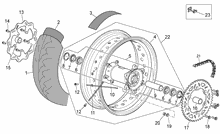 Hinterrad Scheibenbremse