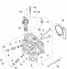 Einhait Kopf - Ventil