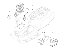 Spannungsreglerern - Elektronisches Steuergerern - Zündspule