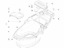 Schutzhelmgehäuse - Untersitz