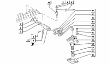 Befestigung schaltsegment