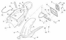Rear headlight - Top box