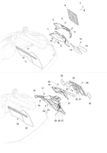 Hinterabdeckung - Kotflügellappen