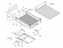 Ladeflächenbauteile
