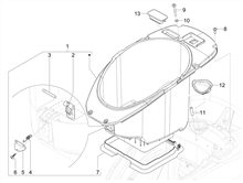 Schutzhelmgehäuse - Untersitz