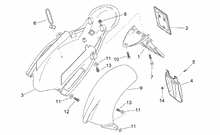 Rear headlight - Top box