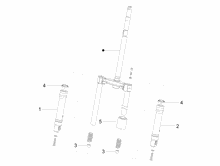 Hintere Radaufhängung/Federung - Stoßdämpfer