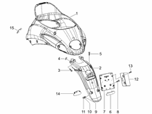 Hinterabdeckung - Kotflügellappen