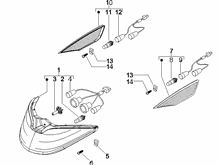 Vorderleuchten - Blinkleuchten