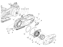 Kurbelwelledeckel - Kühlung kurbelgehäuse
