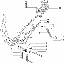 Befestigung schaltsegment