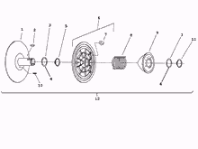Getriebene riemenscheeiben