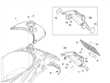 Hinterabdeckung - Kotflügellappen
