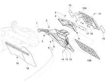 Hinterabdeckung - Kotflügellappen