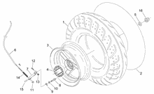 Hinterrad Scheibenbremse