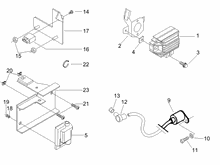 Spannungsreglerern - Elektronisches Steuergerern - Zündspule