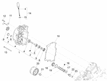 Schwungraddeckel - Ölfilter