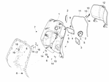 Vorderes Handschuhfach  - Schild-Rückseite