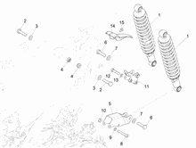 Hintere Radaufhängung - Stoßdämpfer