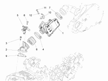 Drosselkörper - Einspritzdüse – Ansaugstutzen