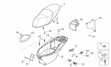 Sitz - Gepäckträger