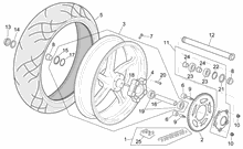 Hinterrad Scheibenbremse