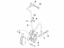 Bremschlauchen - Bremszangen