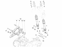Hintere Radaufhängung - Stoßdämpfer