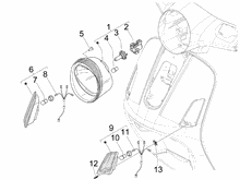 Vorderleuchten - Blinkleuchten