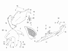 Vorderes Schutzblech-Stütze
