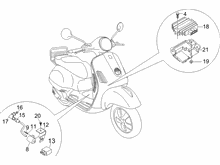 Spannungsreglerern - Elektronisches Steuergerern - Zündspule