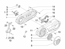Kurbelwelledeckel - Kühlung kurbelgehäuse