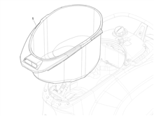Schutzhelmgehäuse - Untersitz