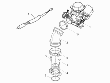 Vergaser, komplett - Ansaugstutzen