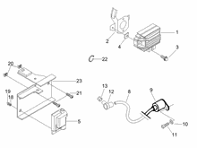 Spannungsreglerern - Elektronisches Steuergerern - Zündspule