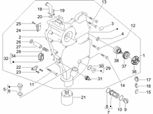 Schwungraddeckel - Ölfilter