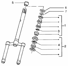 Stoßdämpfer hinten