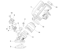 Drosselkörper - Einspritzdüse – Ansaugstutzen
