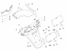 Hinterabdeckung - Kotflügellappen
