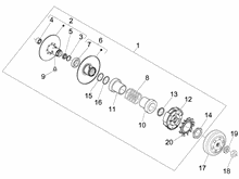Getriebene riemenscheeiben