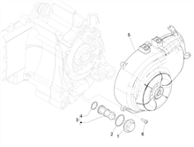 Schwungraddeckel - Ölfilter