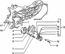Befestigung schaltsegment