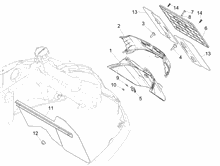 Hinterabdeckung - Kotflügellappen